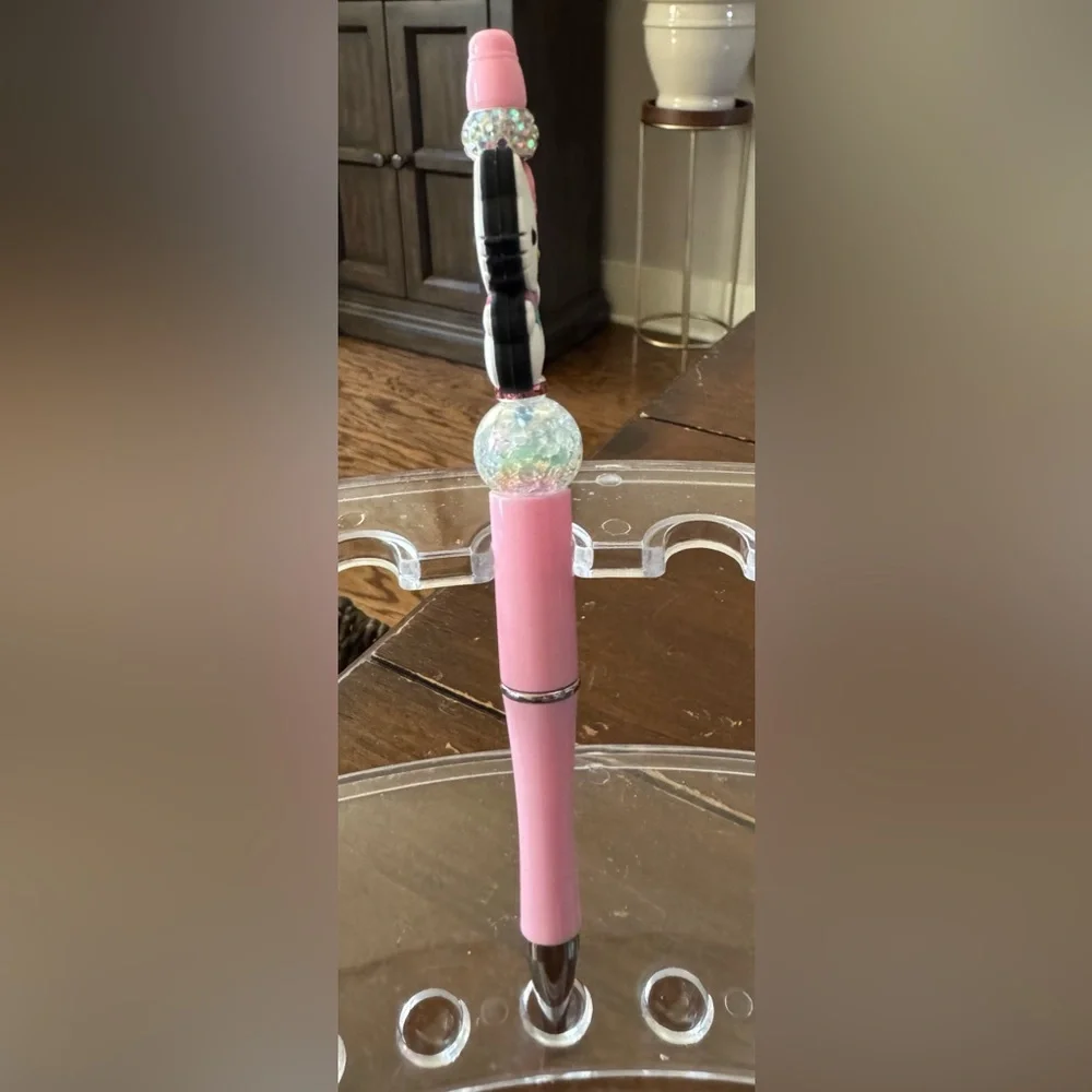 Hello Kitty Sanrio Handcrafted Beaded & Rhinestone Stationary Writing Pen Gift